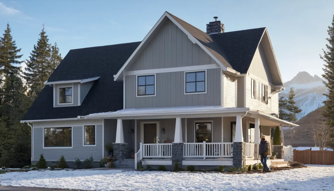 Residential siding installation on a two-story frame home in Denver